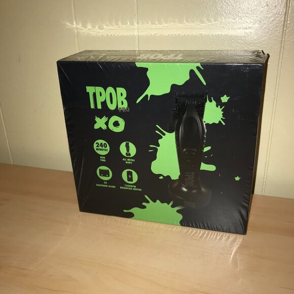 TPOB Pro XO Dark Clipper Brushless 7200rpm Professional Hair Trimmer Black-NEW - Picture 14 of 16